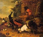 Birds in a Park Melchior de Hondecoeter